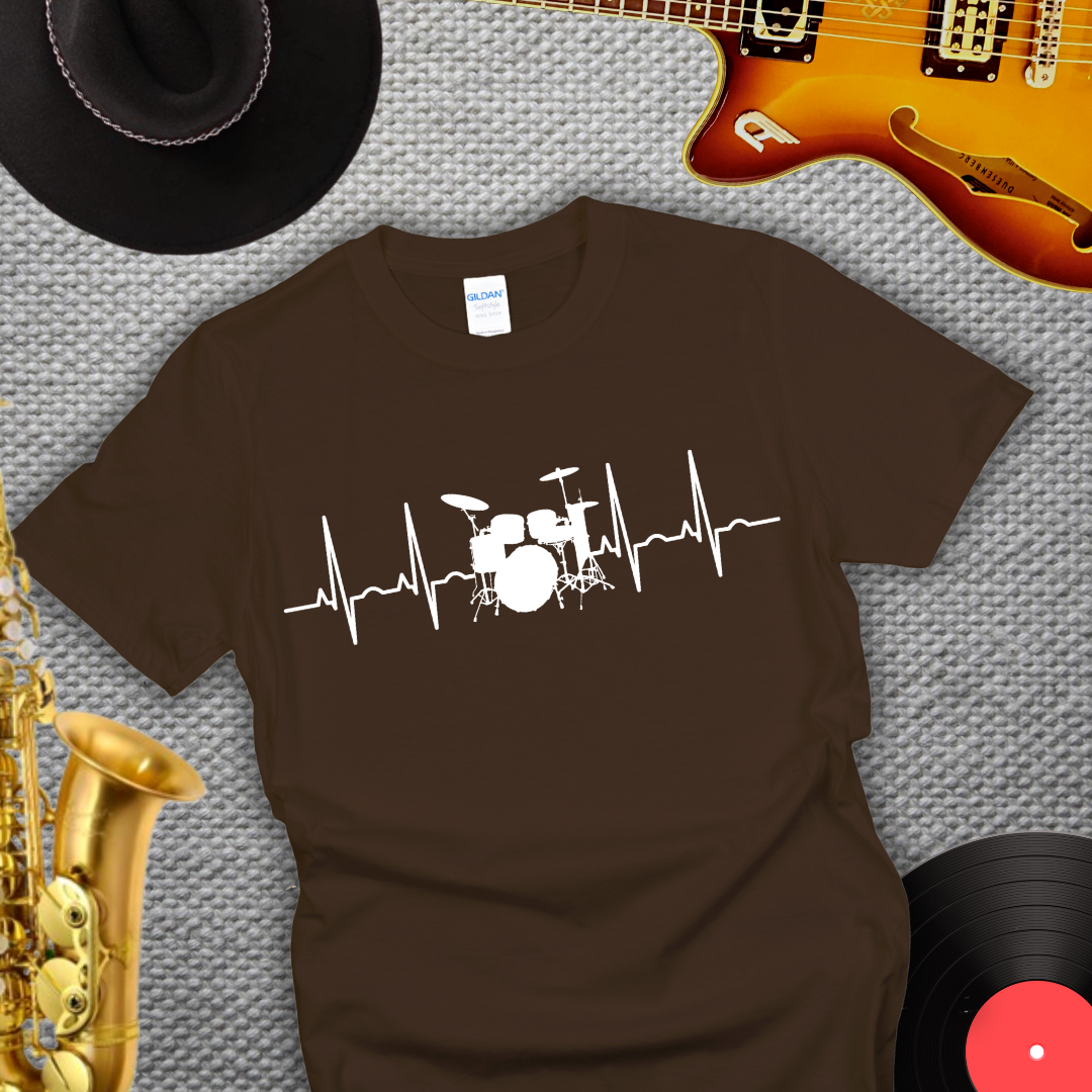 Drummer Heartbeat T-Shirt