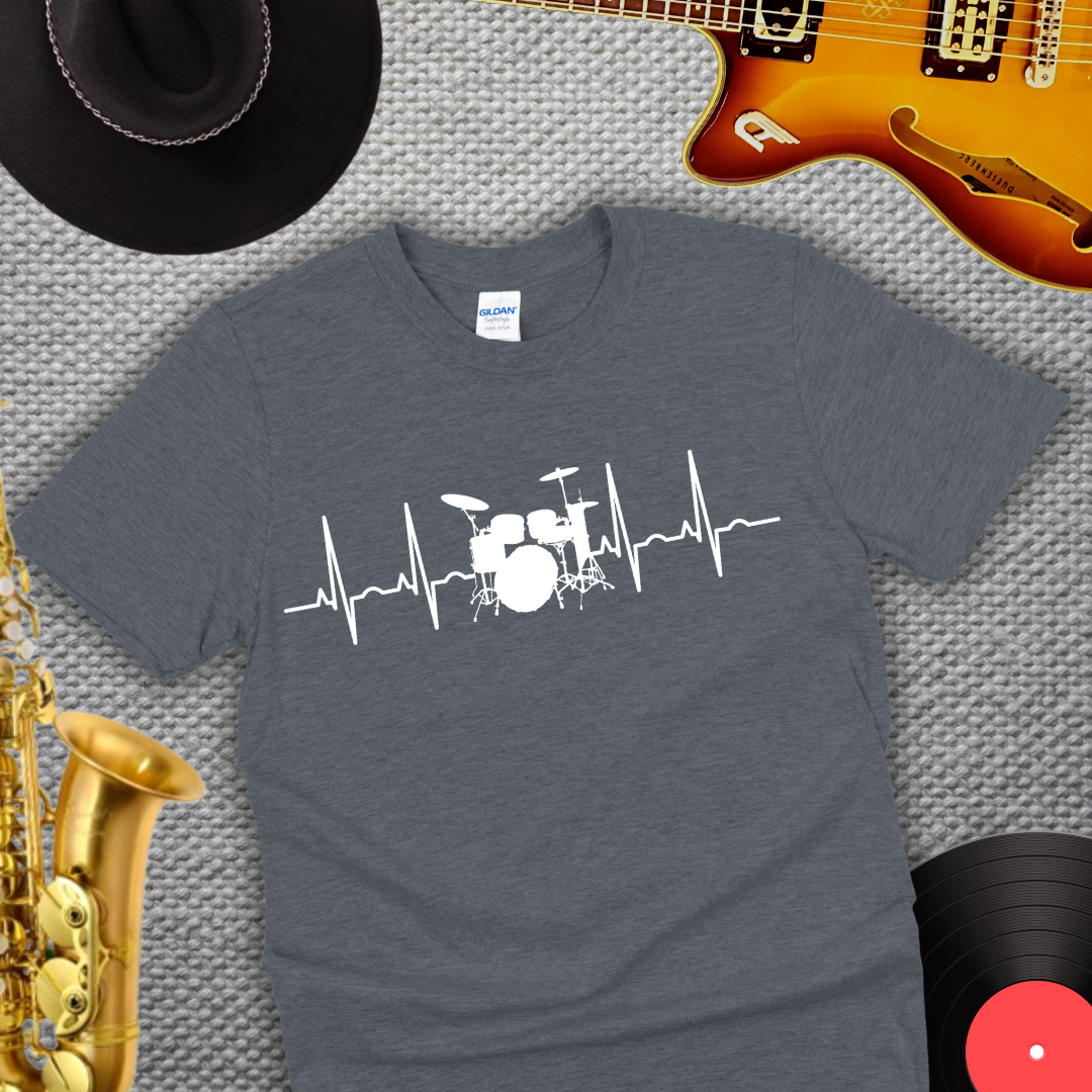 Drummer Heartbeat T-Shirt