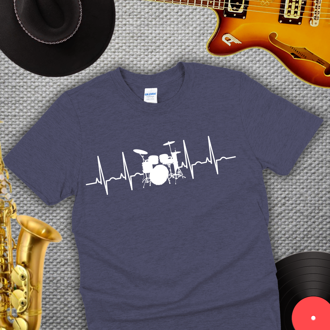 Drummer Heartbeat T-Shirt