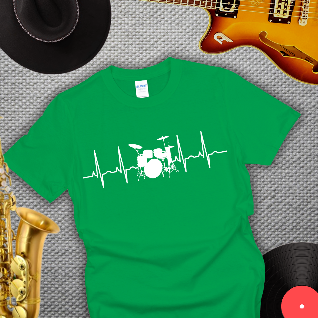Drummer Heartbeat T-Shirt