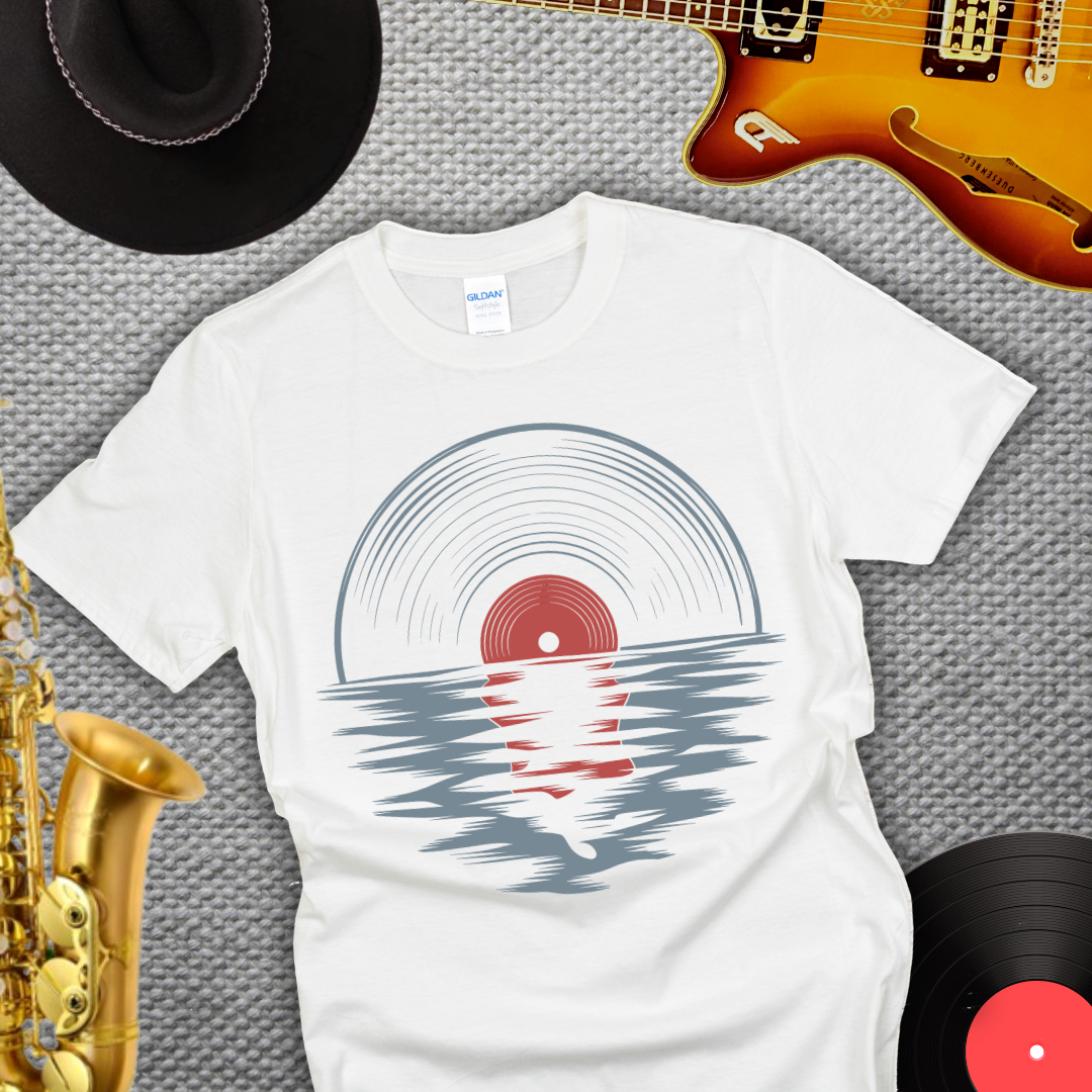 Sunset Vinyl T-Shirt