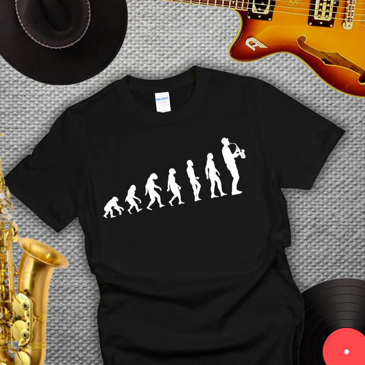 Saxophonist Evolution T-Shirt