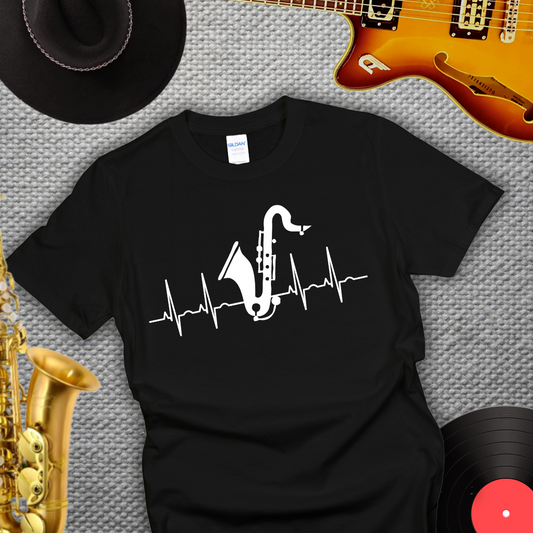 Saxophonist Heartbeat T-Shirt