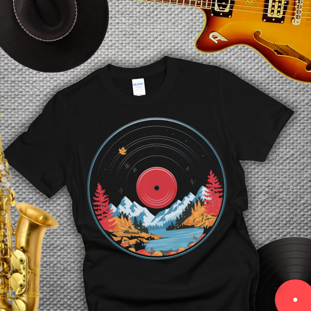 Vinyl Mountains T-Shirt