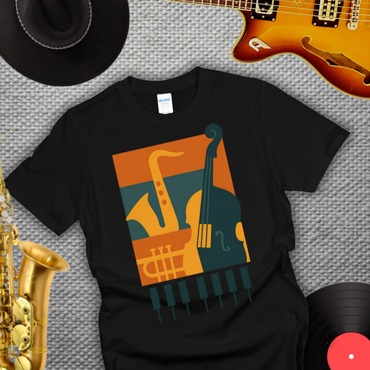 Abstract Jazz T-Shirt