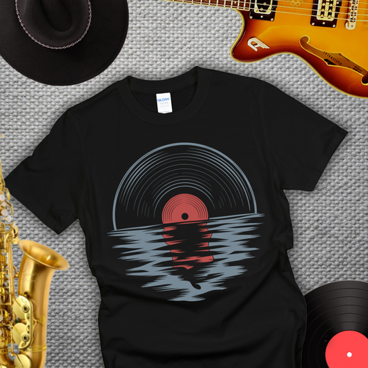 Sunset Vinyl T-Shirt
