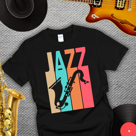 Vintage Jazz Saxophone T-Shirt