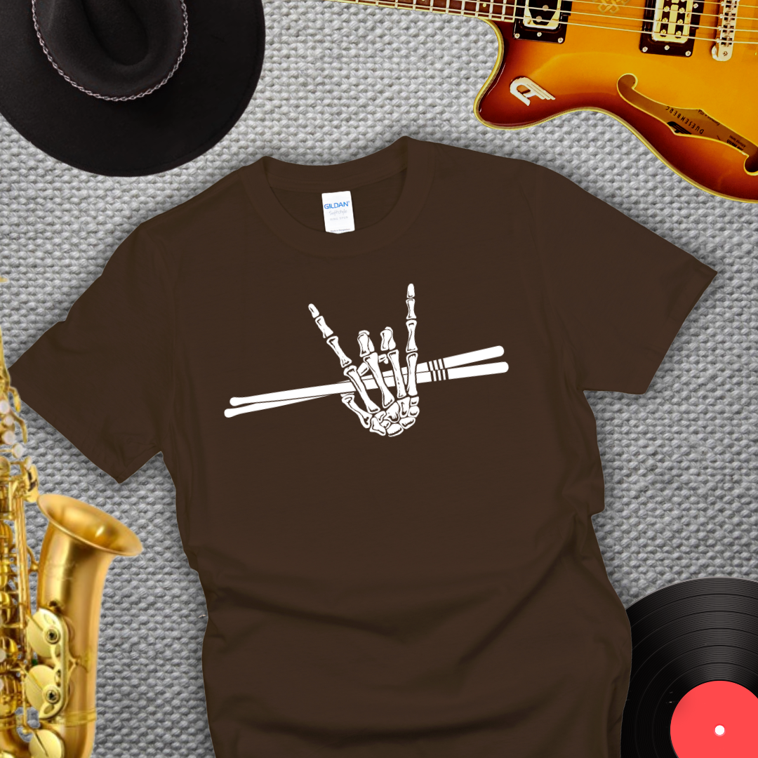 Skeleton Drummer T-Shirt