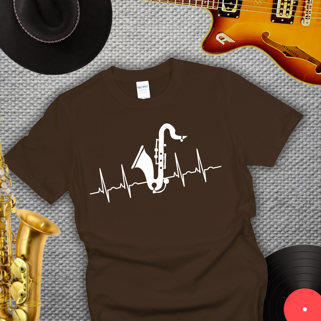 Saxophonist Heartbeat T-Shirt