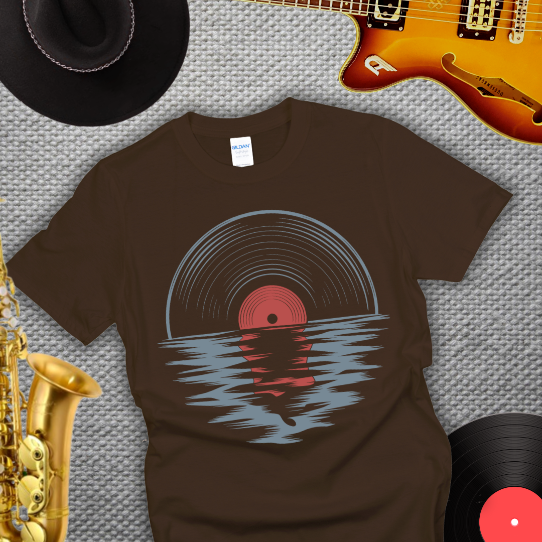 Sunset Vinyl T-Shirt