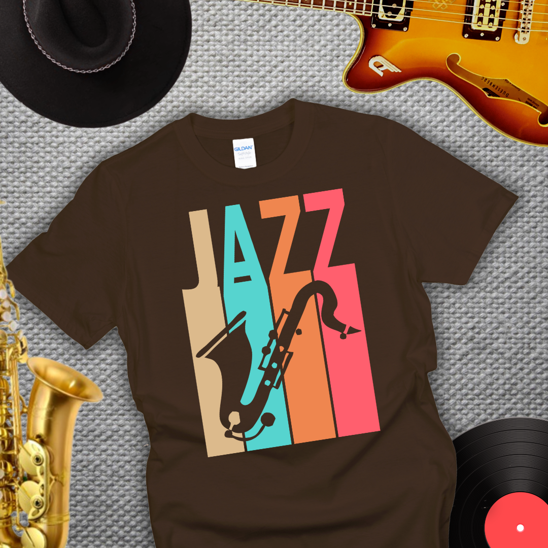Vintage Jazz Saxophone T-Shirt