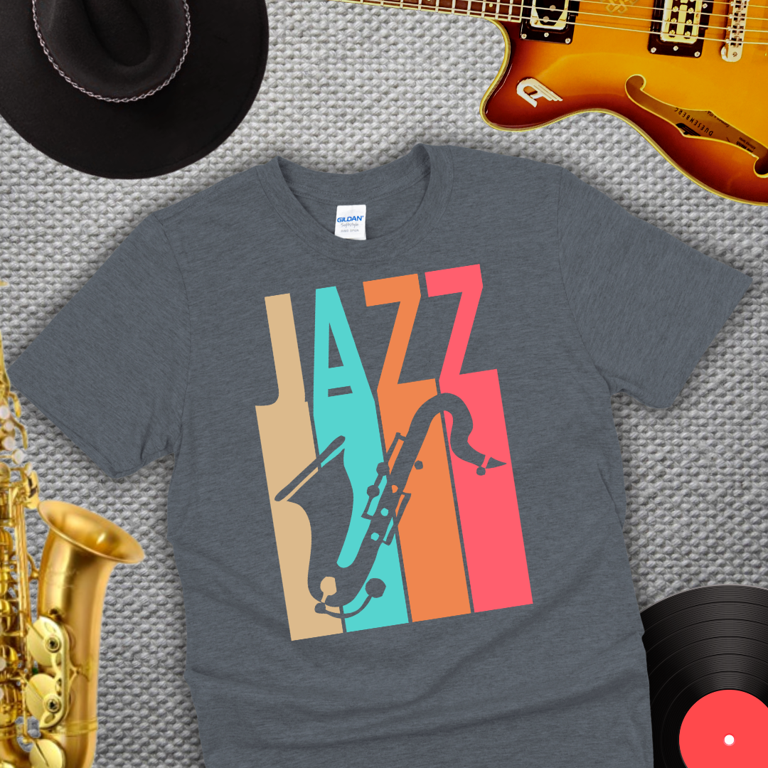 Vintage Jazz Saxophone T-Shirt