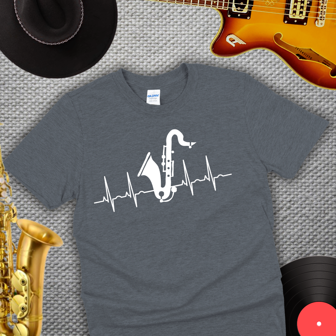 Saxophonist Heartbeat T-Shirt