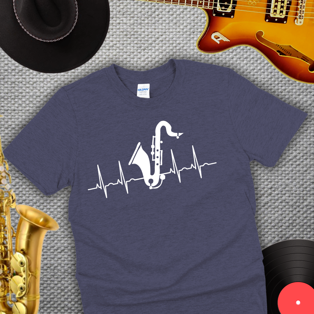 Saxophonist Heartbeat T-Shirt