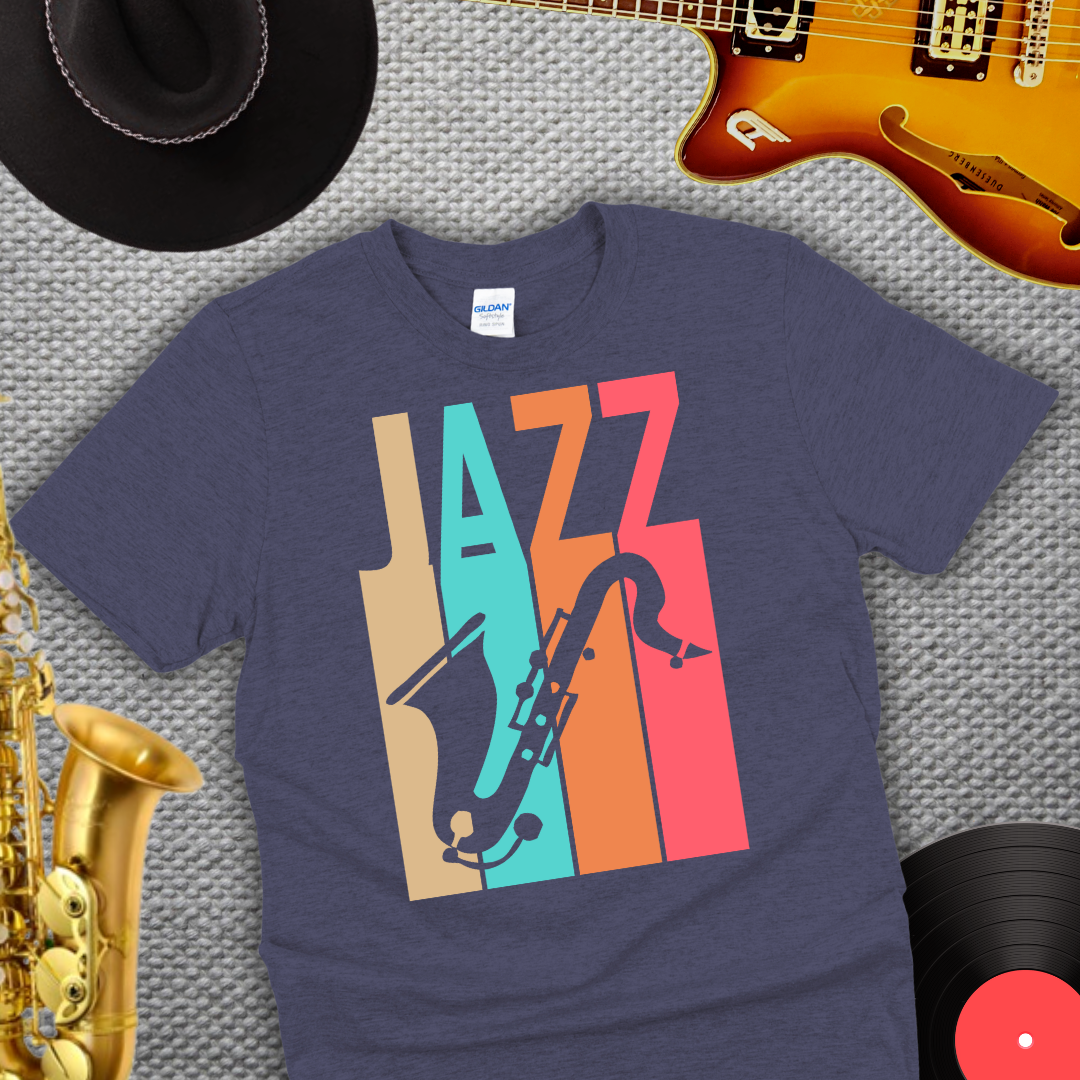 Vintage Jazz Saxophone T-Shirt