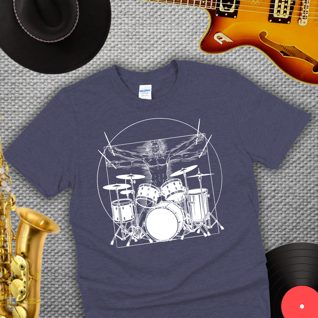 Da Vinci Drummer T-Shirt