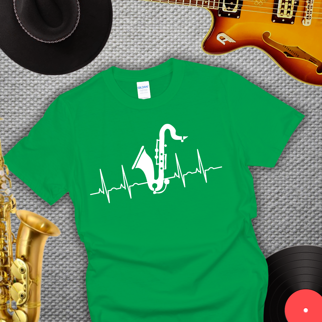 Saxophonist Heartbeat T-Shirt