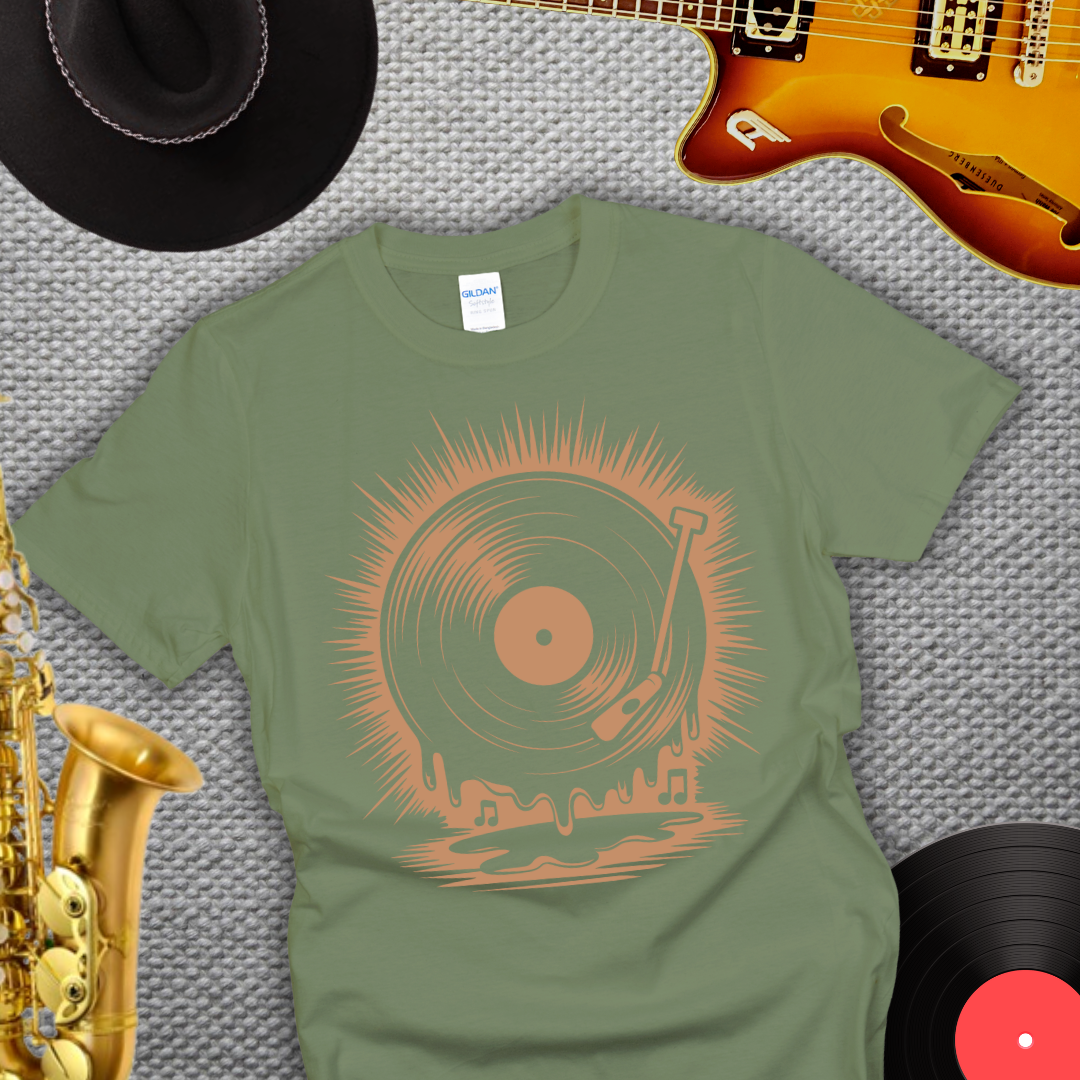 Melting Vinyl T-Shirt