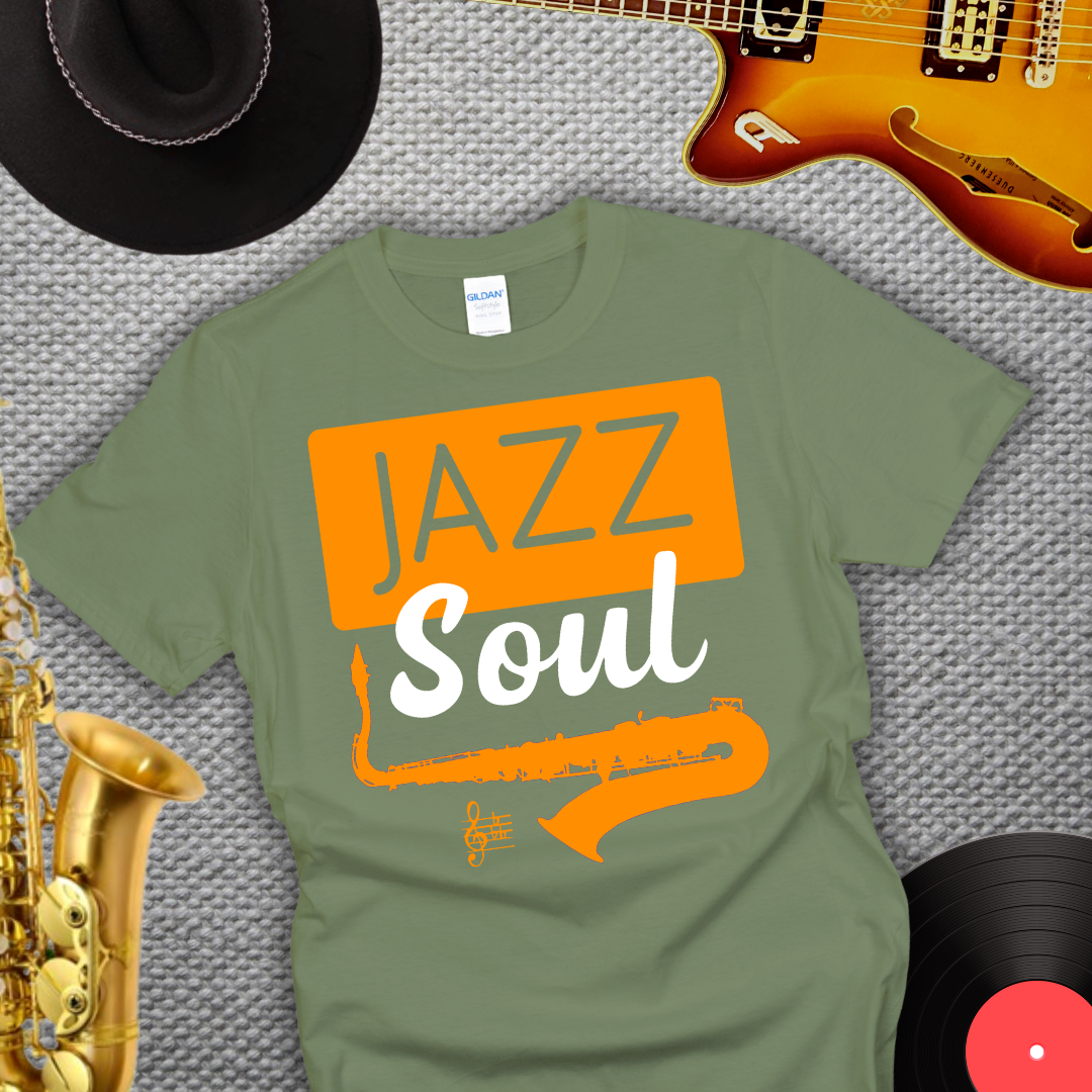 Jazz Soul - Saxophone T-Shirt
