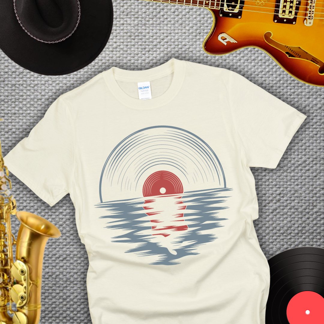 Sunset Vinyl T-Shirt
