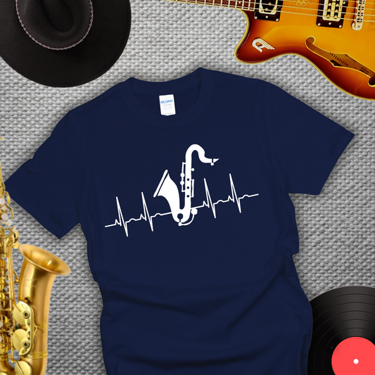 Saxophonist Heartbeat T-Shirt