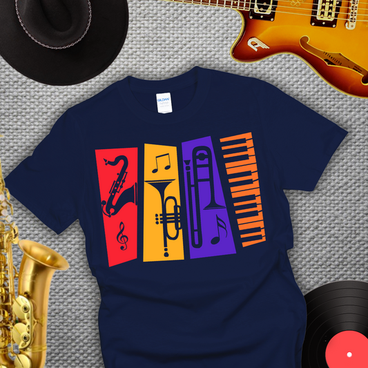Jazz Instruments T-Shirt