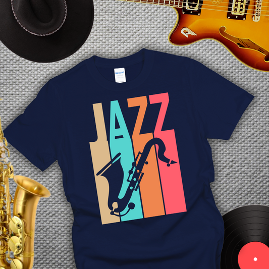 Vintage Jazz Saxophone T-Shirt