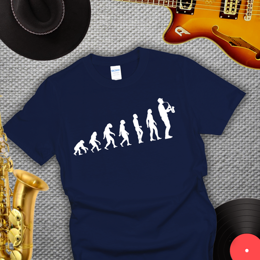 Saxophonist Evolution T-Shirt