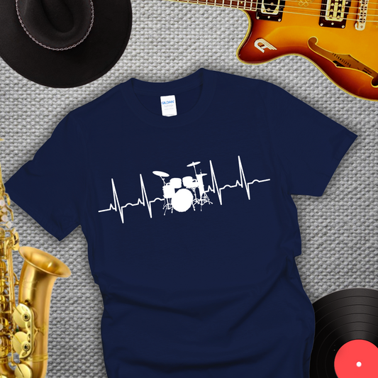 Drummer Heartbeat T-Shirt