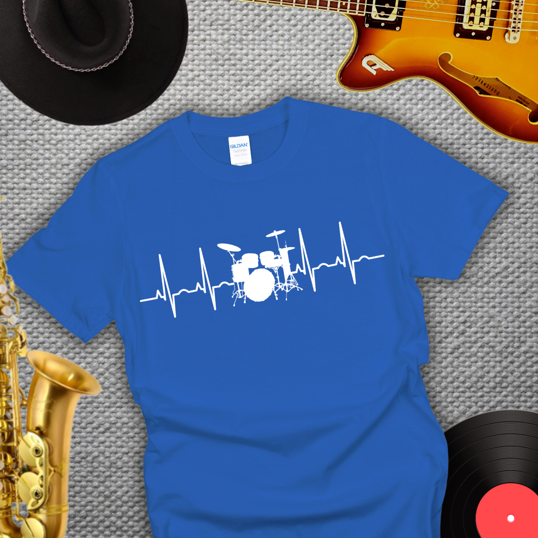 Drummer Heartbeat T-Shirt