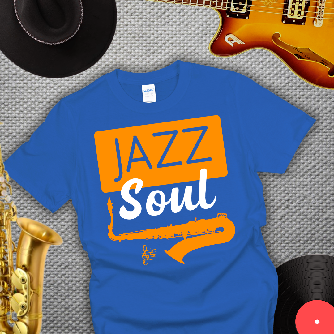 Jazz Soul - Saxophone T-Shirt