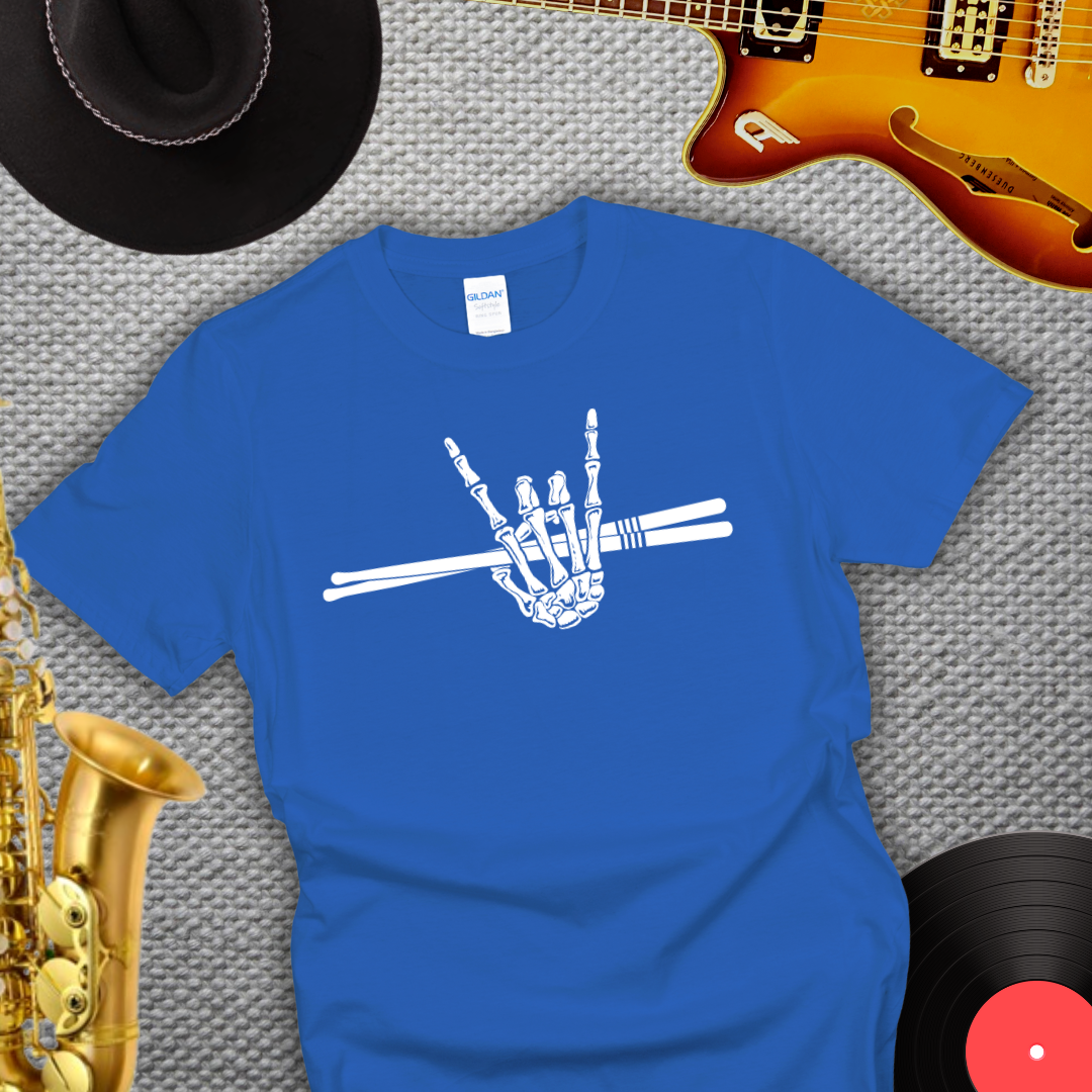 Skeleton Drummer T-Shirt