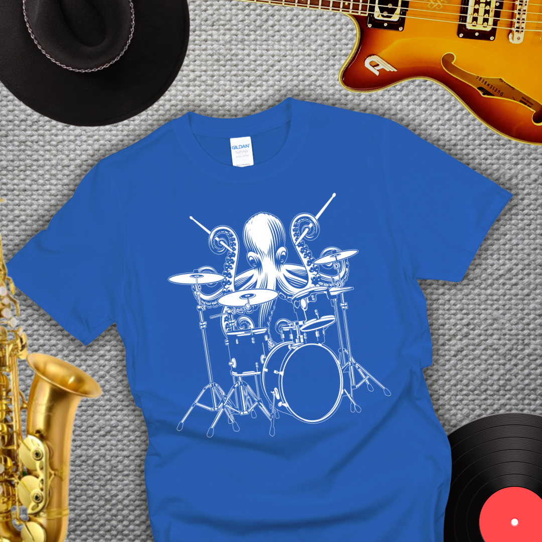 Octopus Drummer T-Shirt