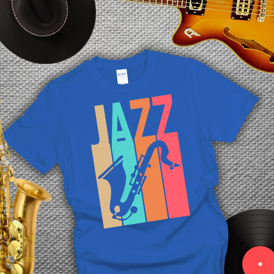 Vintage Jazz Saxophone T-Shirt
