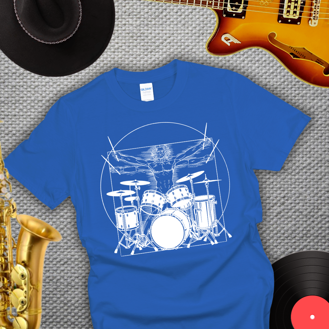 Da Vinci Drummer T-Shirt