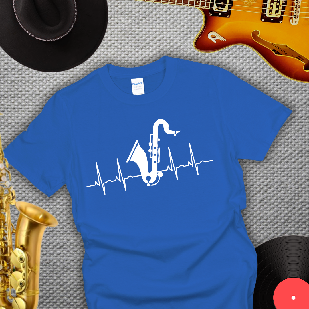 Saxophonist Heartbeat T-Shirt