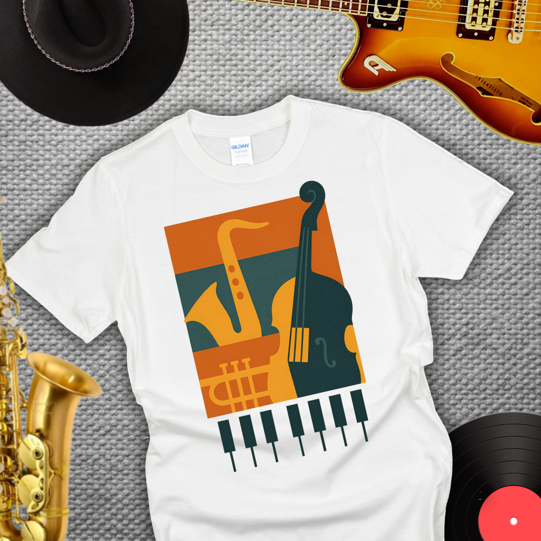 Abstract Jazz T-Shirt