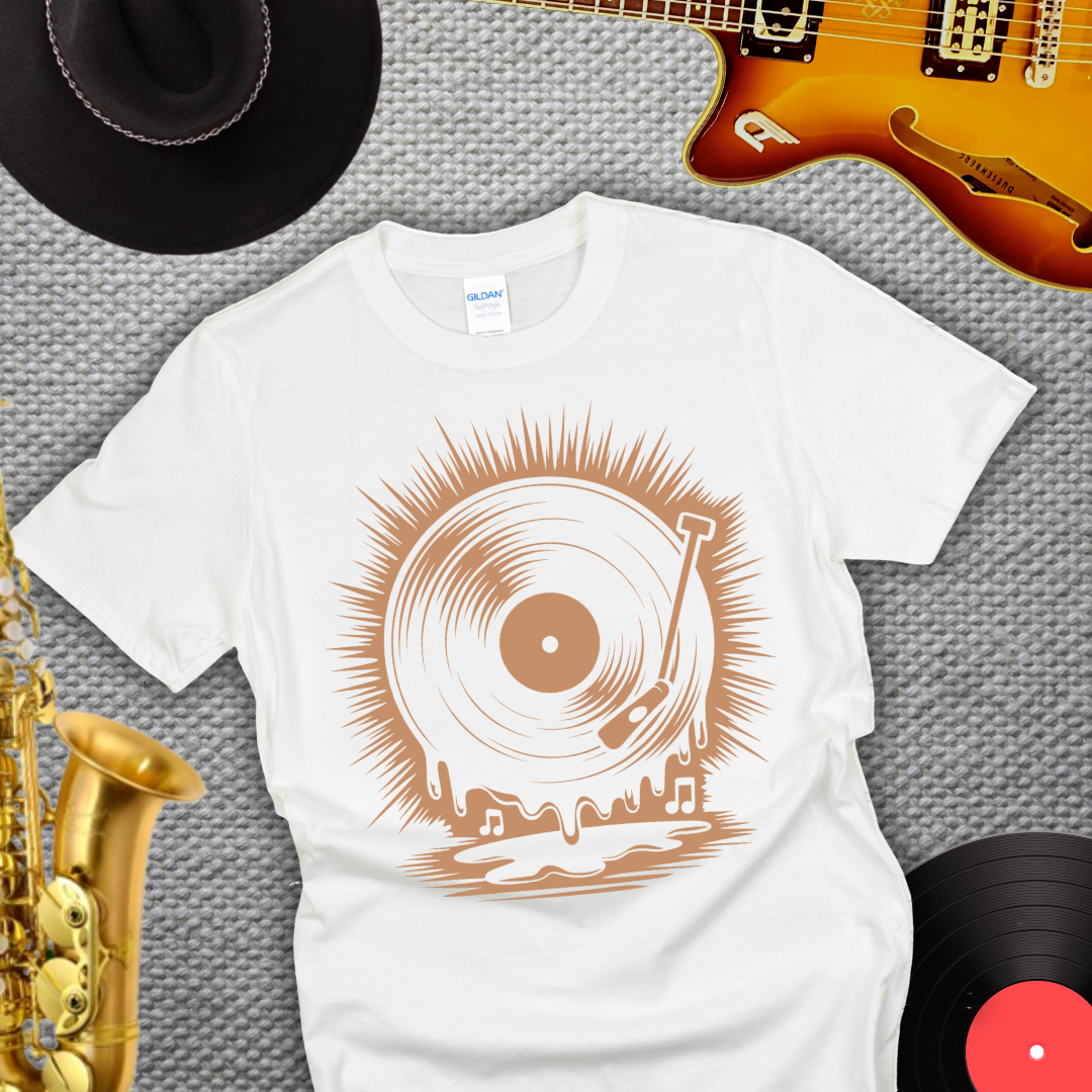 Melting Vinyl T-Shirt